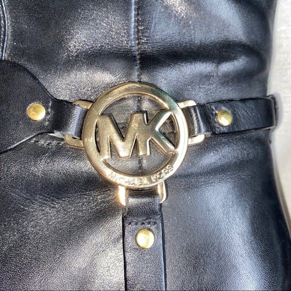 Michael Kors Leather Black Boots - Picture 3 of 4